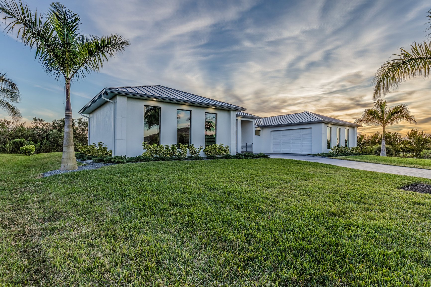 White luxury Florida home